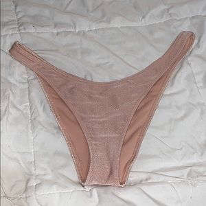 pink shimmery bikini bottoms